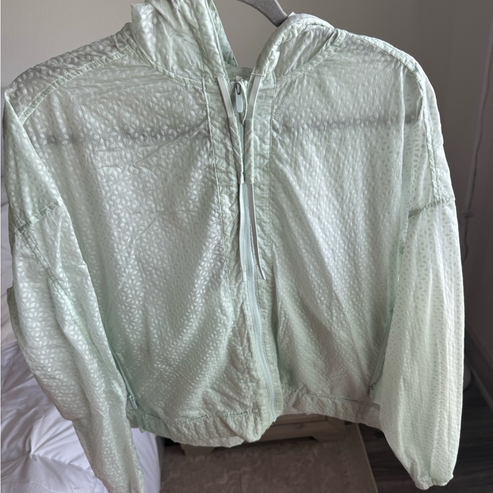 lululemon athletica Mint Green Bomber Jacket